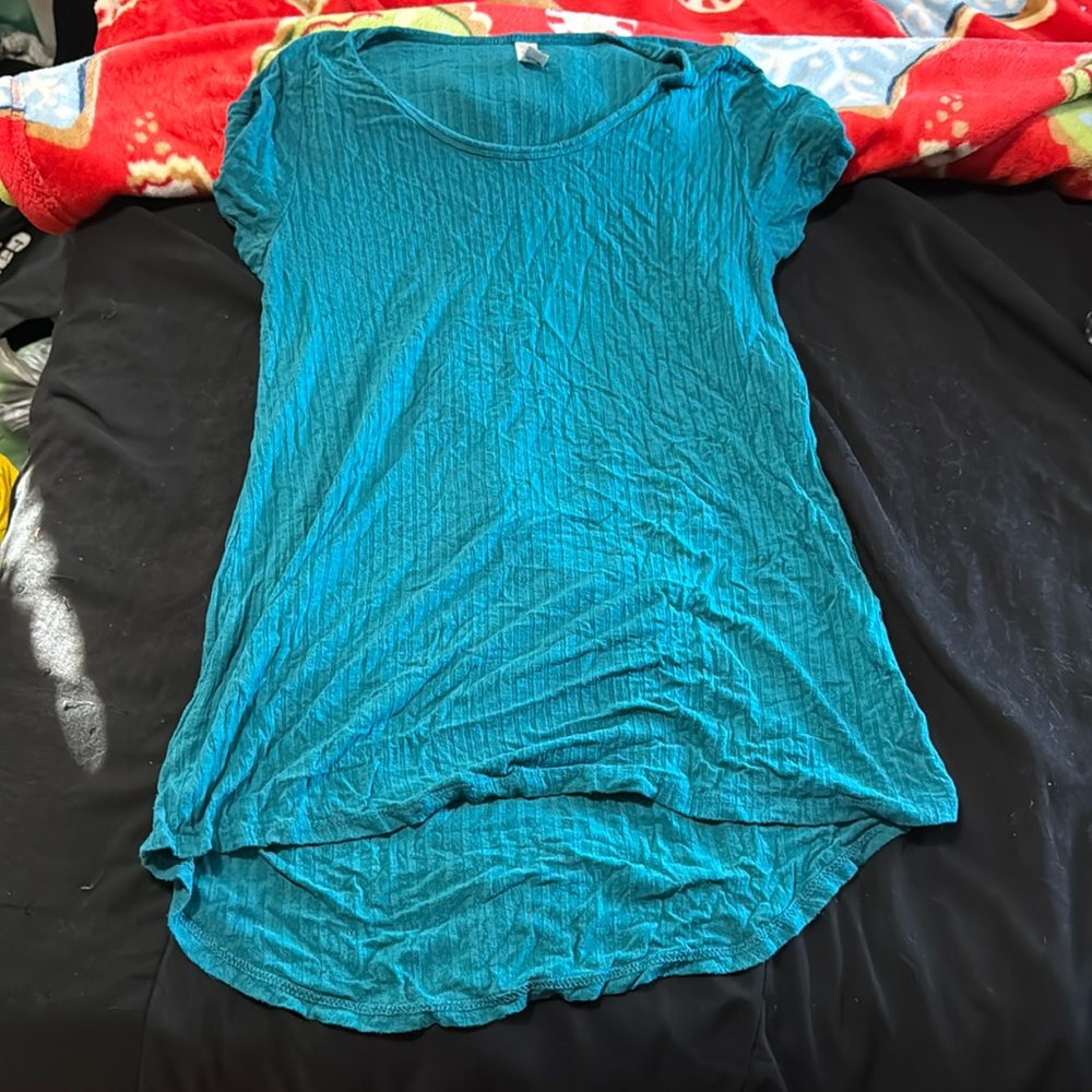 Lularoe high-low hi-lo teal shirt size XXS